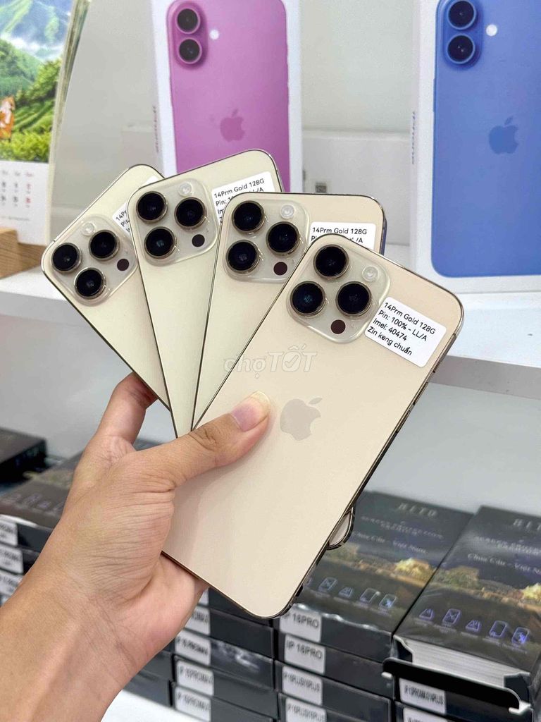 Apple iPhone 14 Pro Max 128GB Vàng Zin chuẩn. Mua bán Điện thoại tại Quận Ngũ Hành Sơn Đà Nẵng được đăng bởi Tài Ngô hình 1
