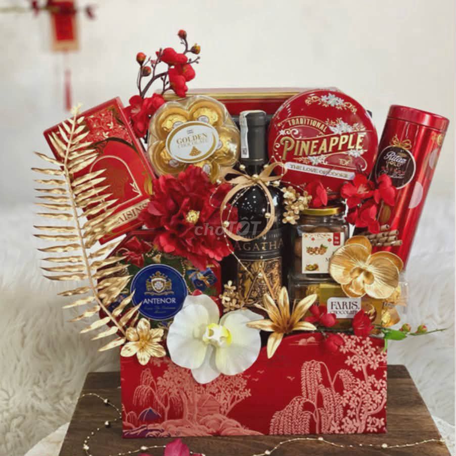 Giỏ quà Tết bánh kẹo. Mua bán Đồ ăn, thực phẩm và các loại khác tại Quận Đống Đa Hà Nội được đăng bởi Phạm Văn Tuyên hình 1