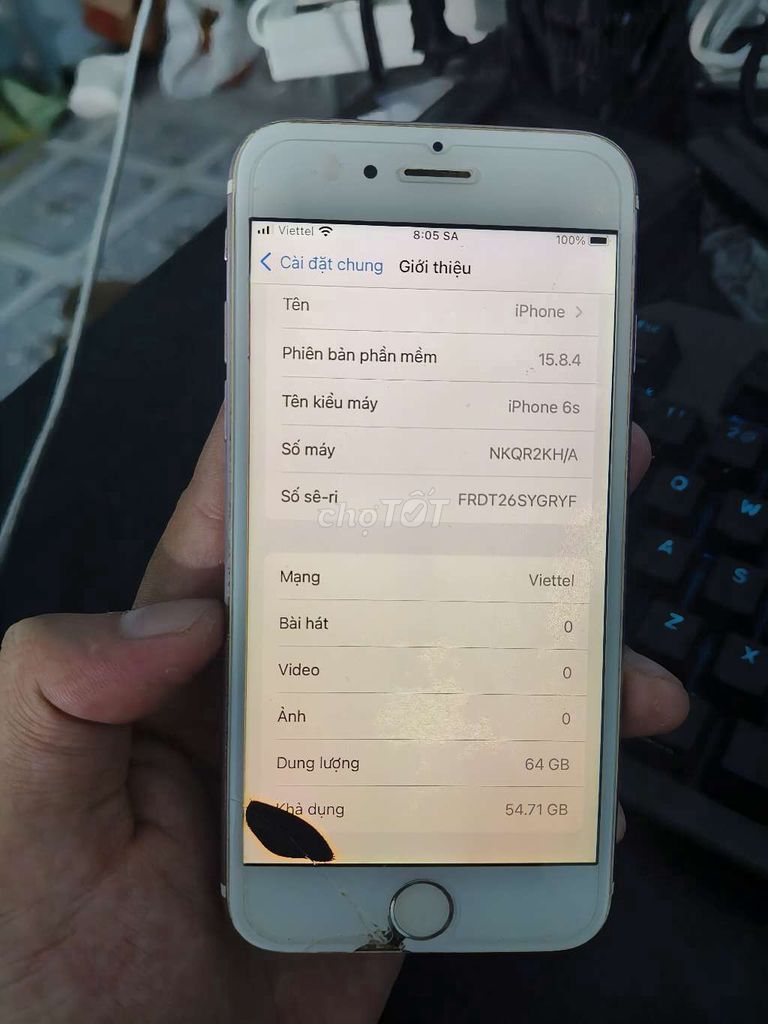 Apple iPhone 6s 64GB, đọc kĩ mô tả. Mua bán Điện thoại tại Quận 12 Tp Hồ Chí Minh được đăng bởi Quân hình 1