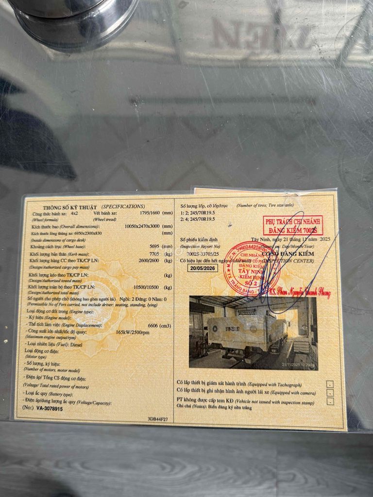 BÁN TẢI CẨU HUYNDAI HD120 ĐỜI 2010. Mua bán Xe tải, xe ben tại Huyện Củ Chi Tp Hồ Chí Minh được đăng bởi Minh Thông hình 8