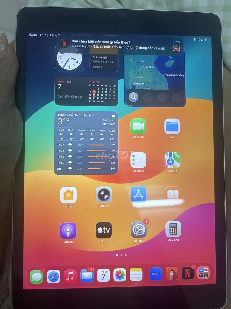 Apple iPad Gen 9 Đã sử dụng. Mua bán Máy tính bảng tại Quận Bình Thạnh Tp Hồ Chí Minh được đăng bởi Nguyễn Anh Thư hình 1