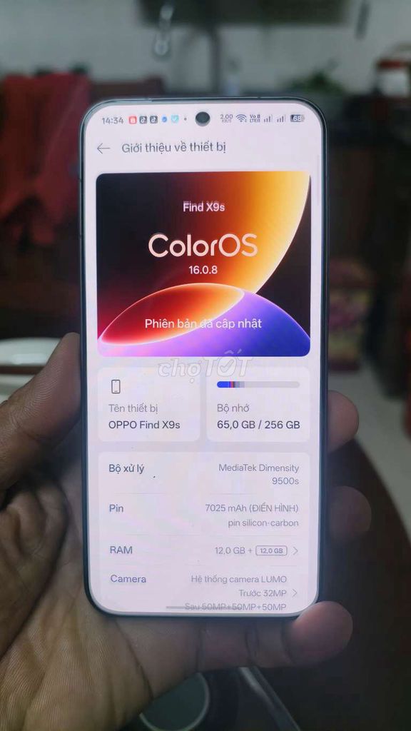 Oppo Find X9s Xám 12GB/256GB Dimensity 9500s. Mua bán Điện thoại tại Quận Long Biên Hà Nội được đăng bởi Linh Khúc hình 1