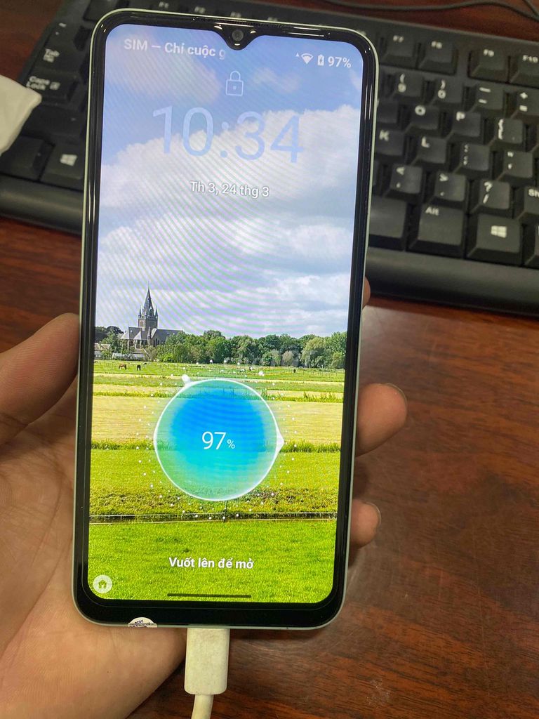 Realme C35 64GB Xanh lá Đẹp full chức năng. Mua bán Điện thoại tại Thành phố Thủ Dầu Một Bình Dương được đăng bởi Dương An Lê hình 1