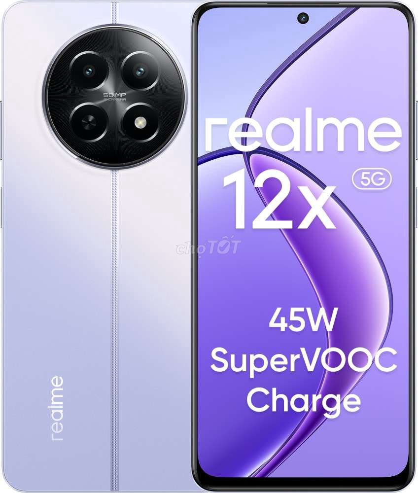 Realme 12X máy new 100% - cấu hình đỉnh chơi game