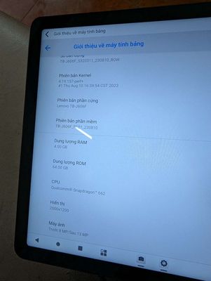 Lenovo tab p11 ram4 64gb pin trâu loa hay to phê. Mua bán Máy tính bảng tại Quận Bình Thạnh Tp Hồ Chí Minh được đăng bởi Huy