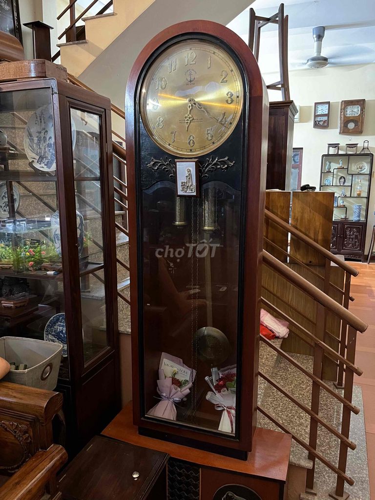 Đồng hồ cây gỗ Nâu Chuông nhạc. Mua bán Nội thất, đồ gia dụng khác tại Thành phố Thái Bình Thái Bình được đăng bởi si hai hình 1