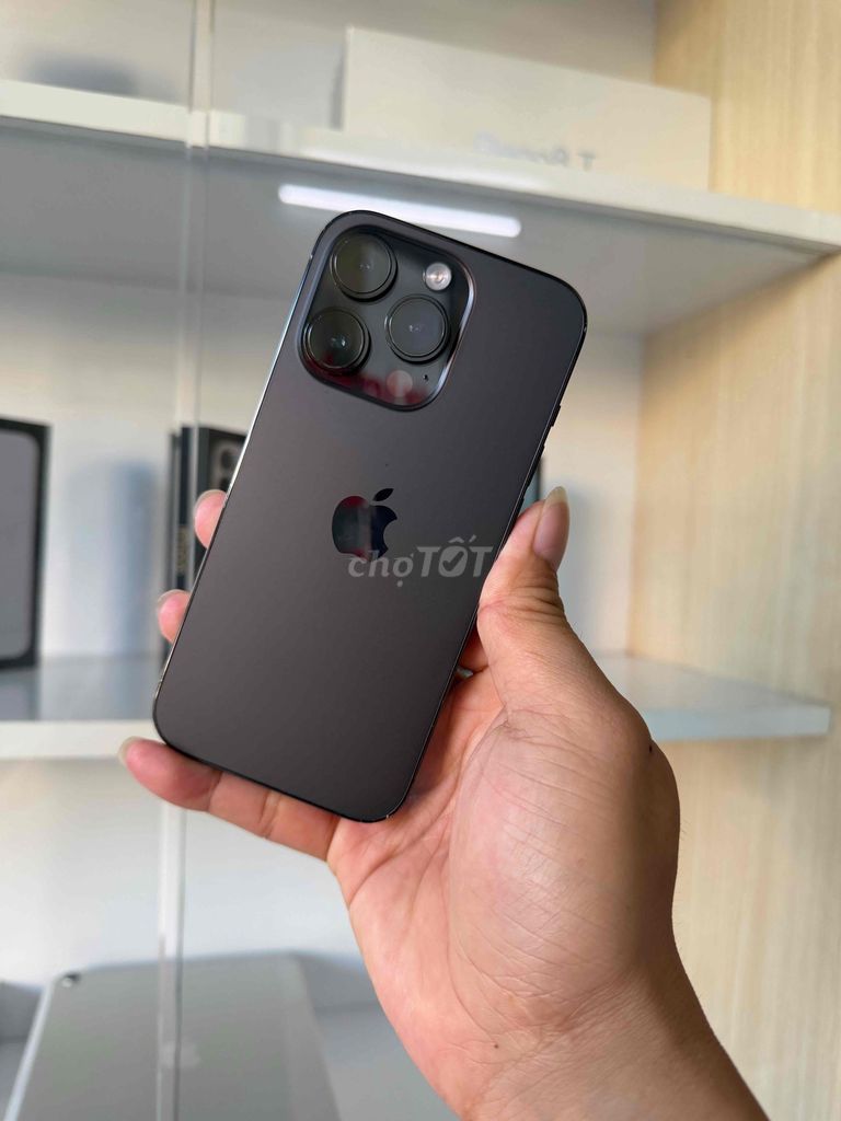 iPhone 14 Pro 128GB Đen 98% QT ZIN ĐEP PIN 100. Mua bán Điện thoại tại Thành phố Cà Mau Cà Mau được đăng bởi NHAN APPLE hình 1