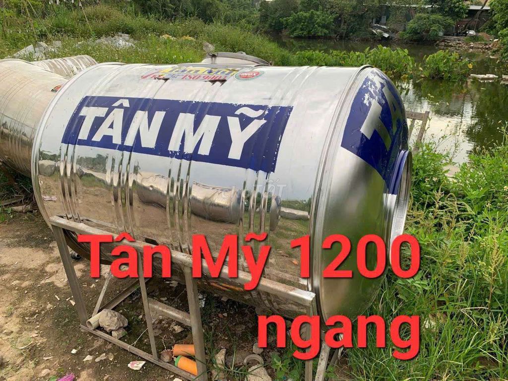 Bồn nước Tân Mỹ Inox 1200 lít đã qua sử dụng. Mua bán Nội thất, đồ gia dụng khác tại Quận Đống Đa Hà Nội được đăng bởi tk 681 hình 1