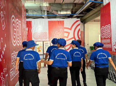 Tuyển dụng nhân viên vệ sinh làm vc tại go bà rịa