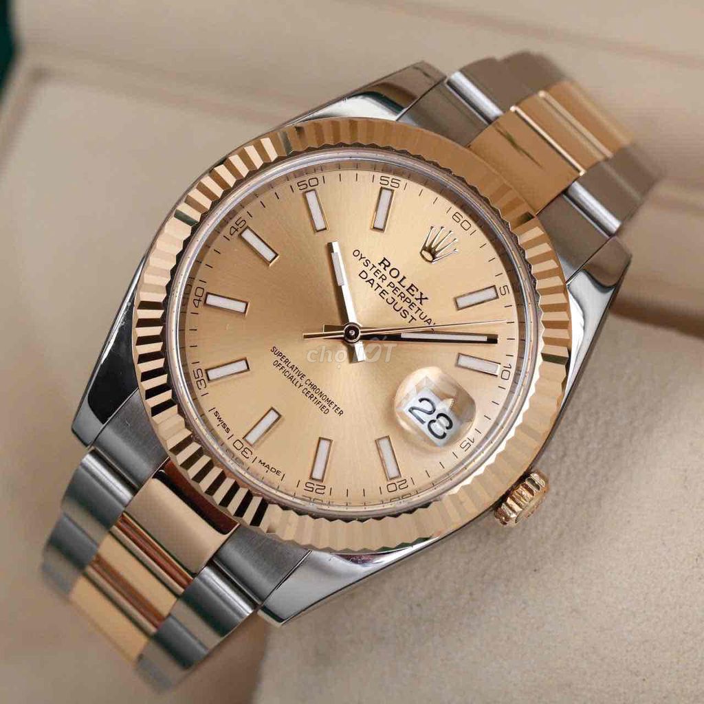 rolex datejust 126333 champagne