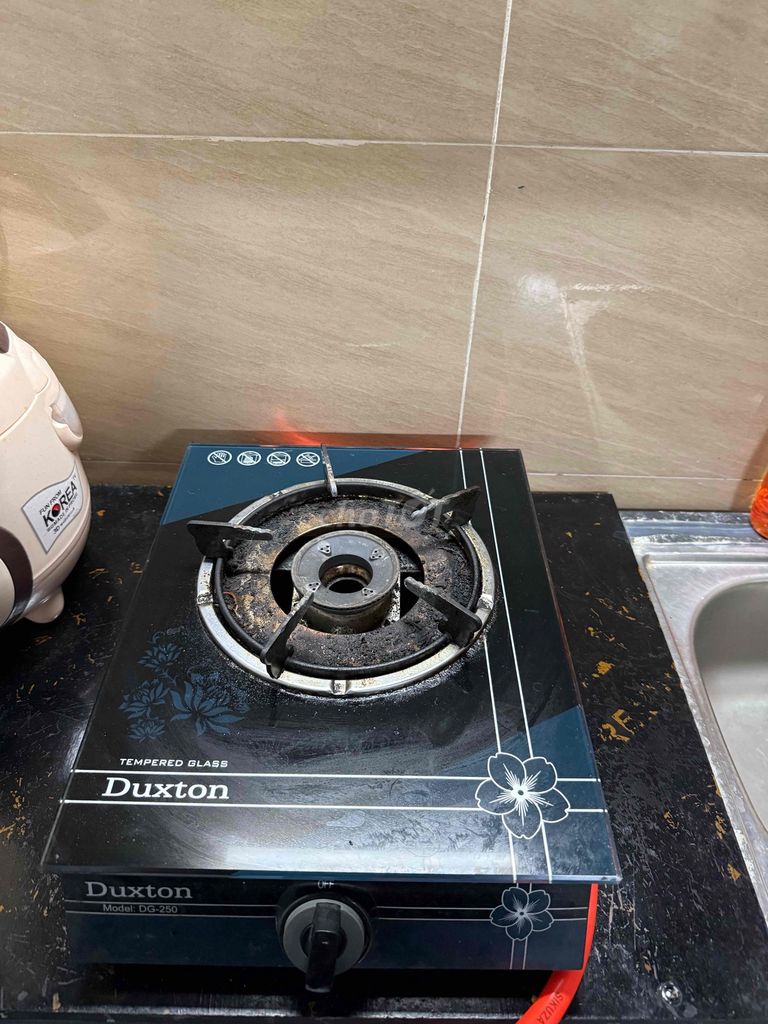 Bếp gas Duxton DG-250 Kính cường lực Đen. Mua bán Bếp, lò, đồ điện nhà bếp tại Quận Cẩm Lệ Đà Nẵng được đăng bởi Vỹ Kha hình 1