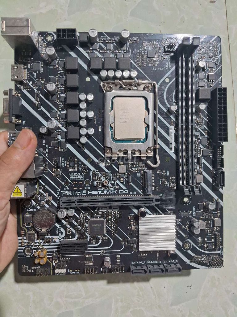 Main H610m-k D4 + 12400f. Mua bán Linh kiện (RAM, Card...) tại Huyện Cái Nước Cà Mau được đăng bởi Nguyễn Nhật Huỳnh hình 1