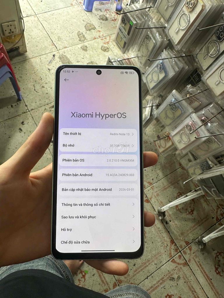 Xiaomi Redmi Note 13 256GB Xanh lá. Mua bán Điện thoại tại Quận Bình Tân Tp Hồ Chí Minh được đăng bởi Đường Minh hình 1