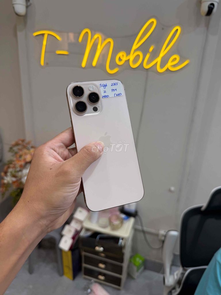 16 Promax 512Gb Quốc Tế zin gold đẹp pin 94%. Mua bán Điện thoại tại Quận Thanh Xuân Hà Nội được đăng bởi Ngô Tráng T Mobile hình 1