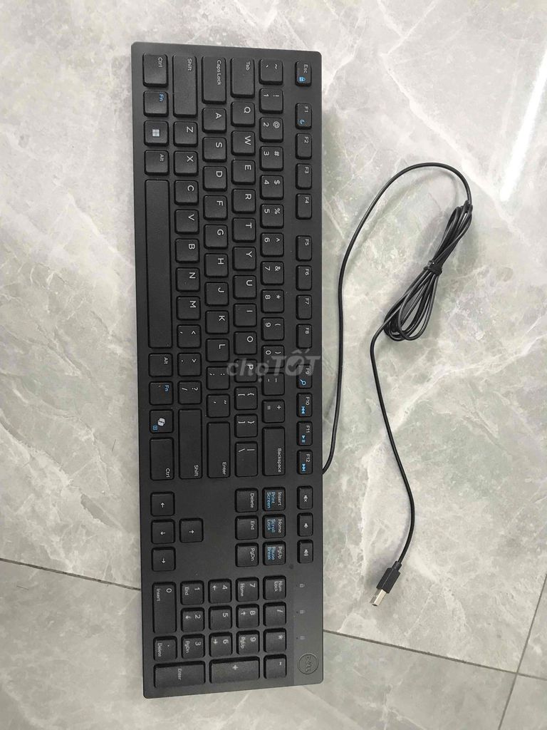 Bàn phím Dell Đen Có dây. Mua bán Phụ kiện (Màn hình, Chuột...) tại Quận Nam Từ Liêm Hà Nội được đăng bởi Hoàng Trần hình 1
