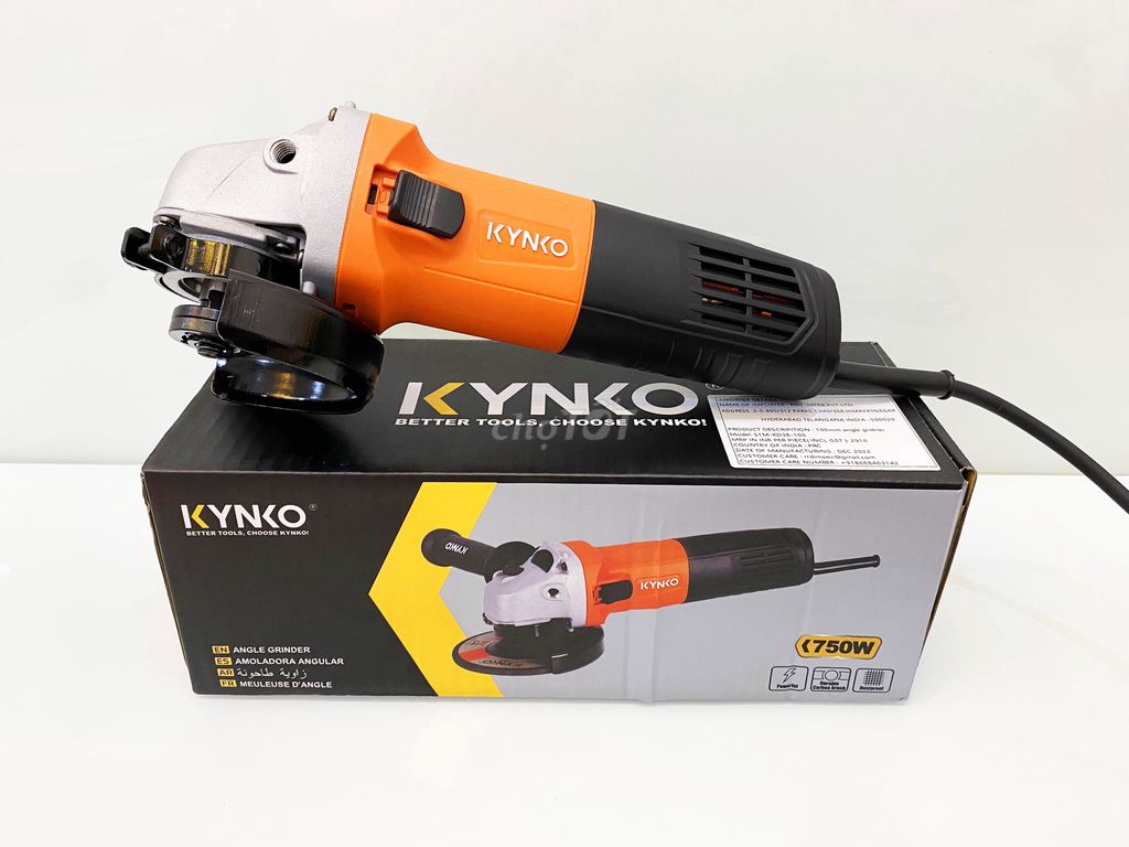 Máy mài góc Kynko S1M-KD38-100 Cam Đen. Mua bán Đồ chuyên dụng, Giống nuôi trồng tại Quận Ba Đình Hà Nội được đăng bởi MÁY ĐIỆN CẦM TAY KYNKO CHÍNH HÃNG hình 1