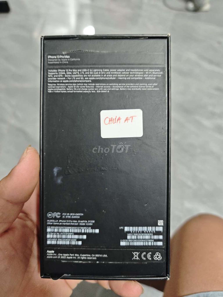 Apple iPhone 13 Pro Max 512GB Xám. Mua bán Điện thoại tại Huyện Đan Phượng Hà Nội được đăng bởi Nguyễn The Đức hình 1