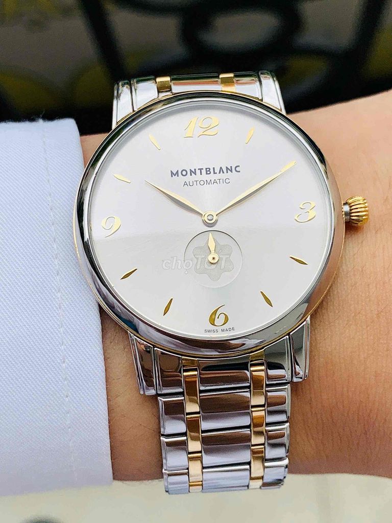 Montblanc Star Classique 107914 Demi Vàng 18K. Mua bán Đồng hồ tại Quận Hoàng Mai Hà Nội được đăng bởi Anh Tuấn hình 1