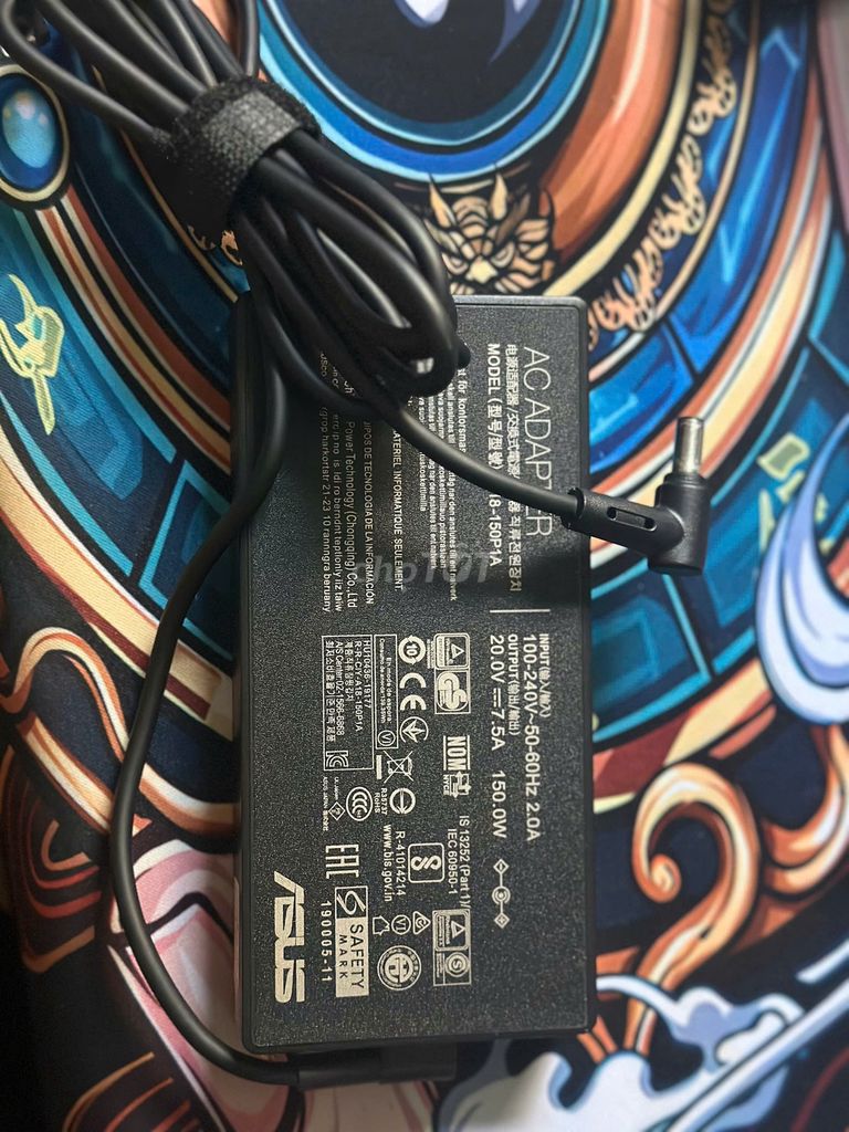 Sạc laptop ASUS AD-150P1A 150W Đen. Mua bán Phụ kiện (Màn hình, Chuột...) tại Quận Tân Phú Tp Hồ Chí Minh được đăng bởi Nguyen Thanh Tai hình 1