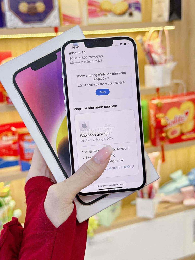 Apple iPhone 14 128GB Trắng Như mới. Mua bán Điện thoại tại Thành phố Đà Lạt Lâm Đồng được đăng bởi HD STORE 235 bùi thị xuân đà lạt hình 1