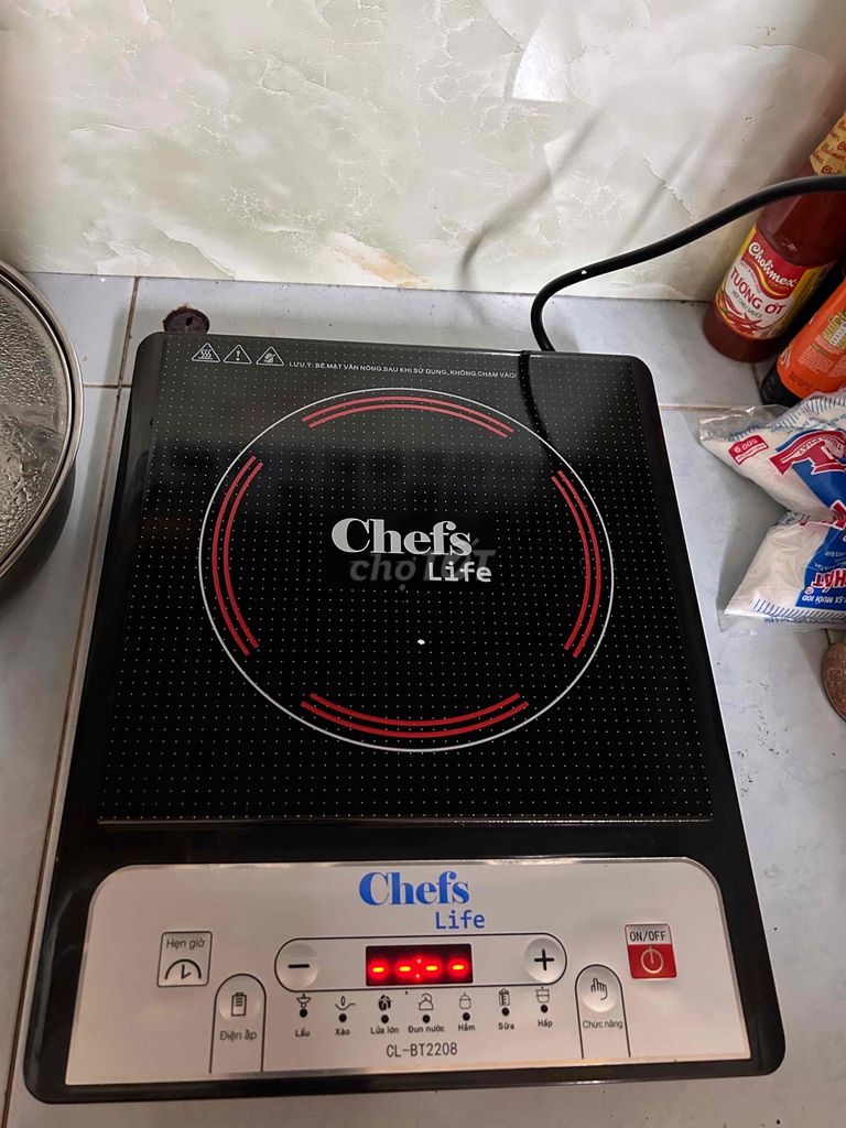 Bếp điện từ Chefs Life CL-BT2208 Đen Mới. Mua bán Bếp, lò, đồ điện nhà bếp tại Quận Gò Vấp Tp Hồ Chí Minh được đăng bởi mirra hình 1