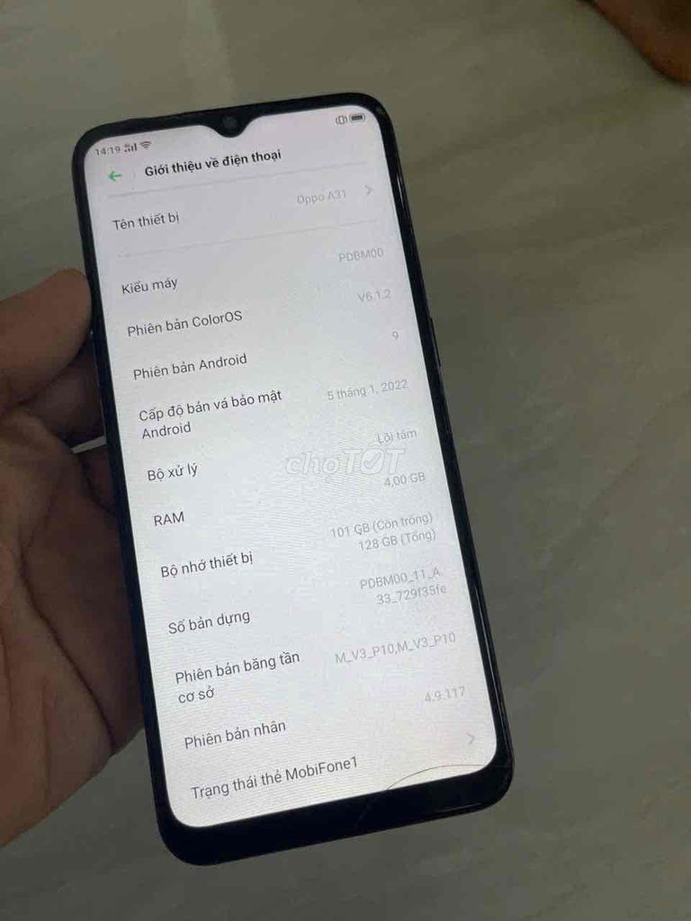 Oppo A31 128GB nứt kính xài Ok bình thường. Mua bán Điện thoại tại Quận 8 Tp Hồ Chí Minh được đăng bởi điện thoại giá rẻ  hình 1