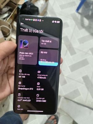 Xiaomi Mi 10s 8-256 rôm tiếng việt loa hay Khủng