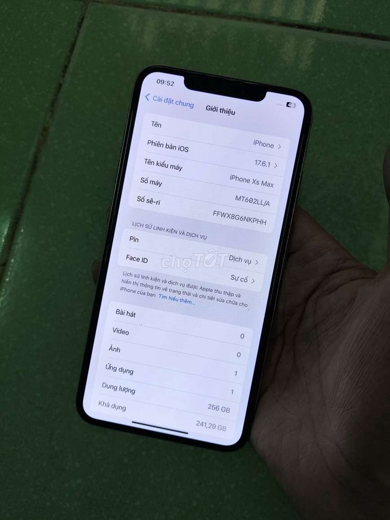 xs max 256gb QT Ko icloud