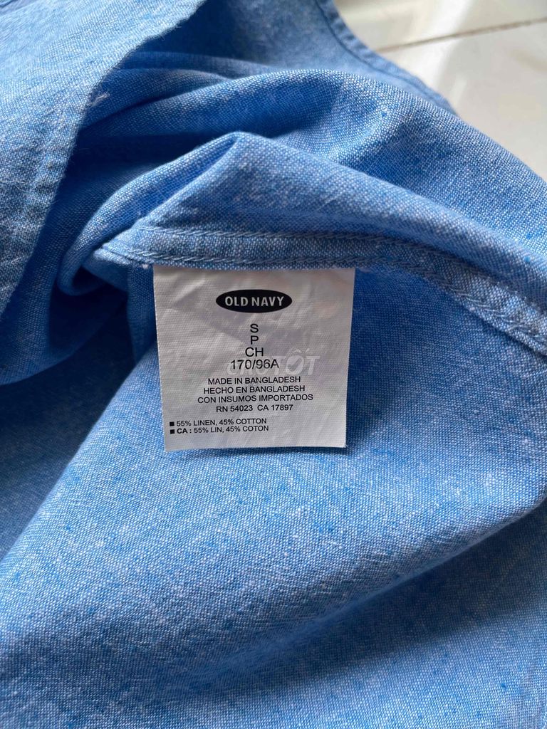 Sơ mi Linen hiệu Old Navy 369126 Size S chính hãng