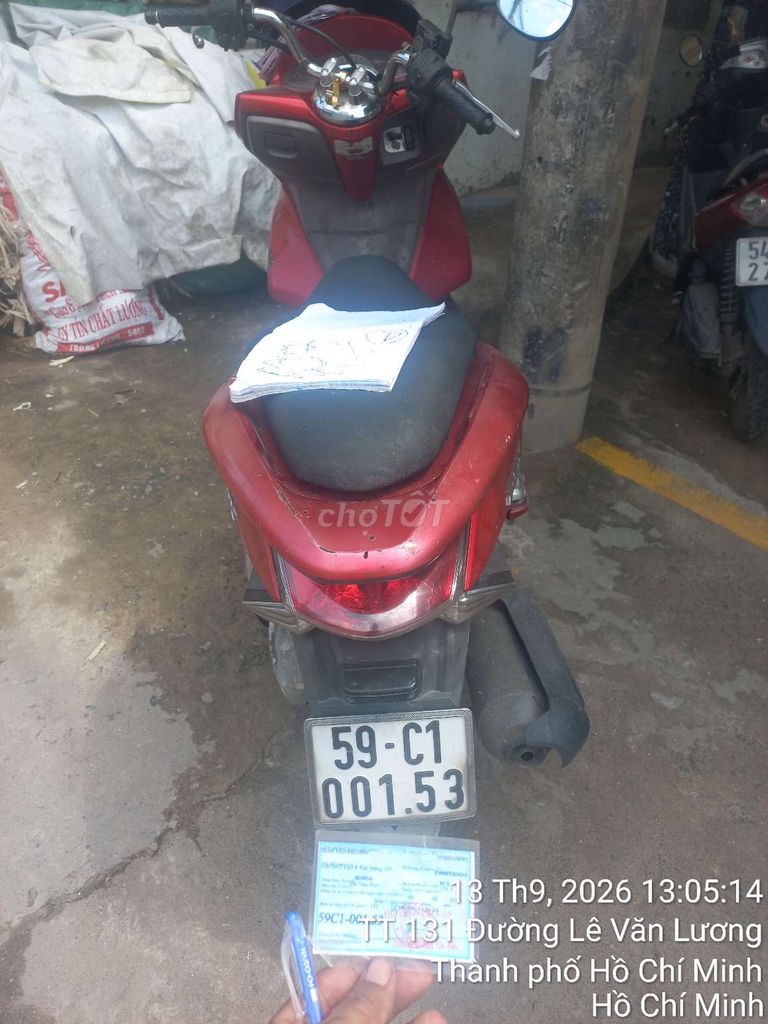 Honda PCX 2011 красная Вьетнам