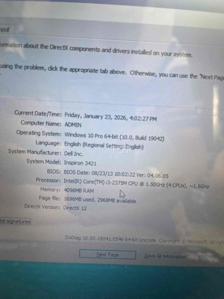 Dell Inspiron 3421 i3 14 inch 4GB/120GB. Mua bán Laptop tại Thành phố Cam Ranh Khánh Hòa được đăng bởi Sửa chữa Nhanh Cam Ranh hình 1