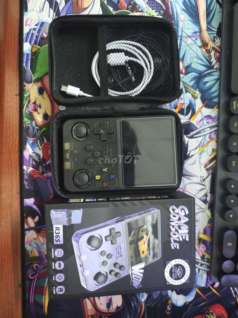 Máy chơi game cầm tay R36S Đen 64GB. Mua bán Thiết bị chơi game tại Thành phố Thuận An Bình Dương được đăng bởi Cường  hình 1