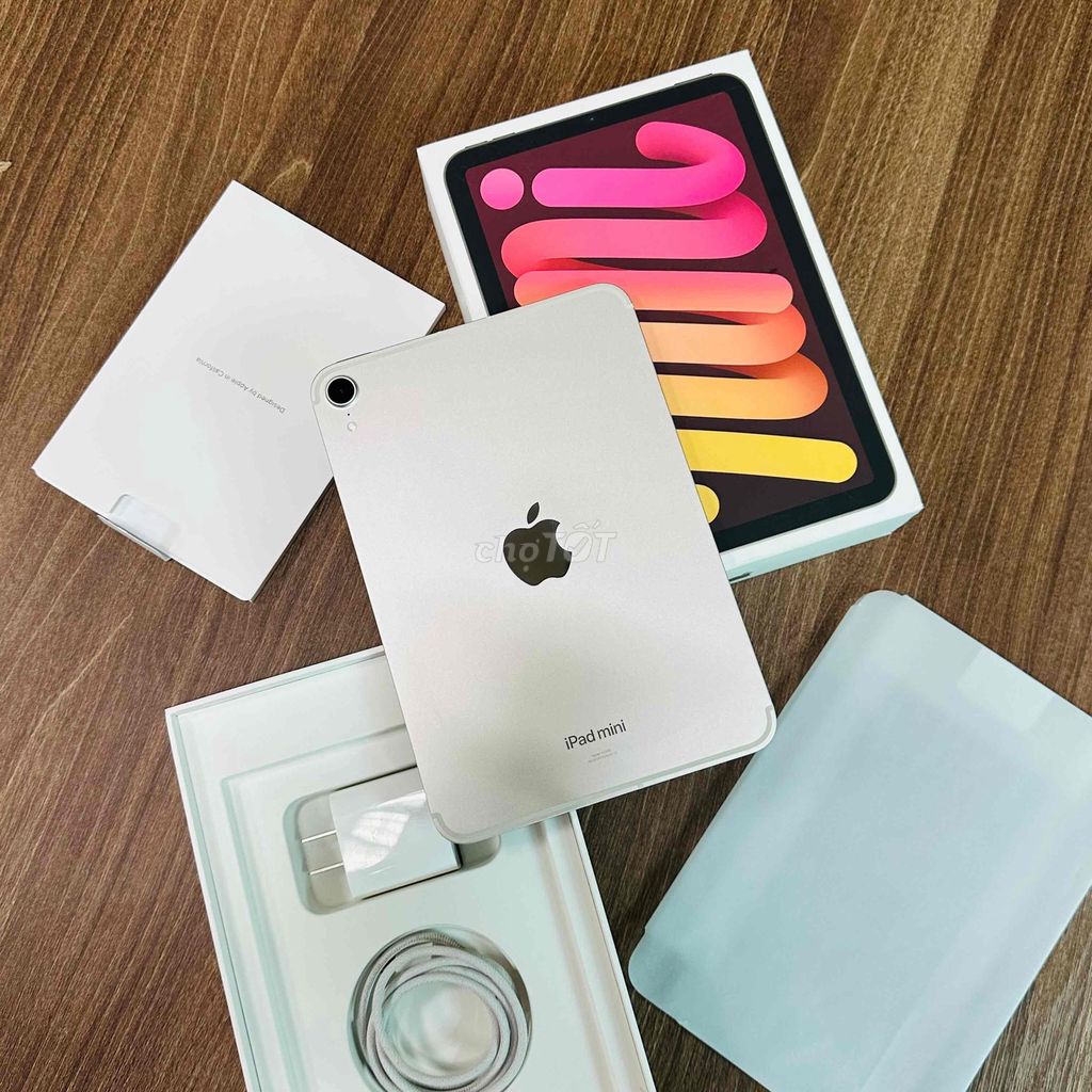 iPad Mini 7 256GB Starlight 5G Likenew Fullbox. Mua bán Máy tính bảng tại Quận Cầu Giấy Hà Nội được đăng bởi Tiệm Công Nghệ hình 1