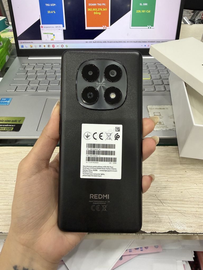 Xiaomi Redmi Note 15 4G Đen. Mua bán Điện thoại tại Quận Nam Từ Liêm Hà Nội được đăng bởi Tên chưa cung cấp hình 1