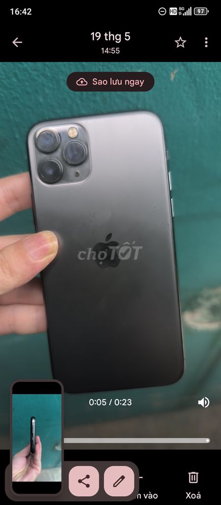 iPhone 11 Pro 256GB Xám Mất Face ID. Mua bán Điện thoại tại Quận Bình Tân Tp Hồ Chí Minh được đăng bởi Mai văn duy hình 1