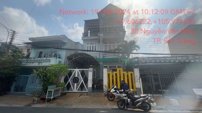 Nhà 193,7 m2, đường Nguyễn Văn Hữu, phường 1, TP.Sóc Trăng