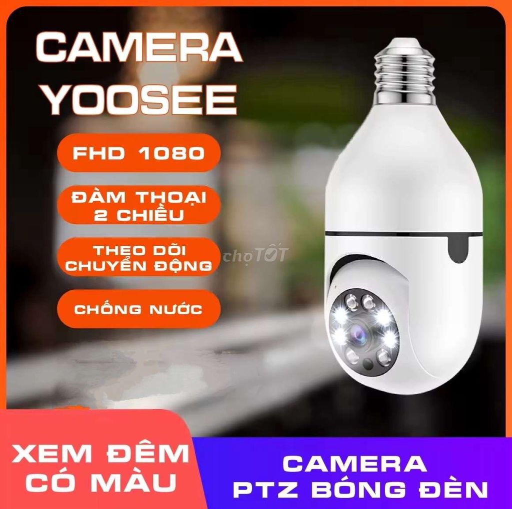Camera yoosee bóng đèn. Mua bán Máy ảnh, Máy quay tại Quận Thanh Khê Đà Nẵng được đăng bởi Camera sỉ Phi Vũ hình 1