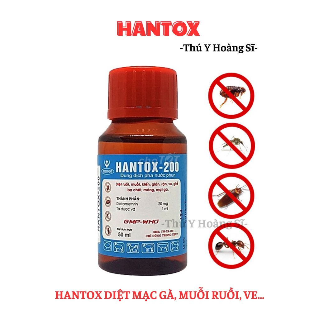 Hantox diệt muỗi ruồi, ve...