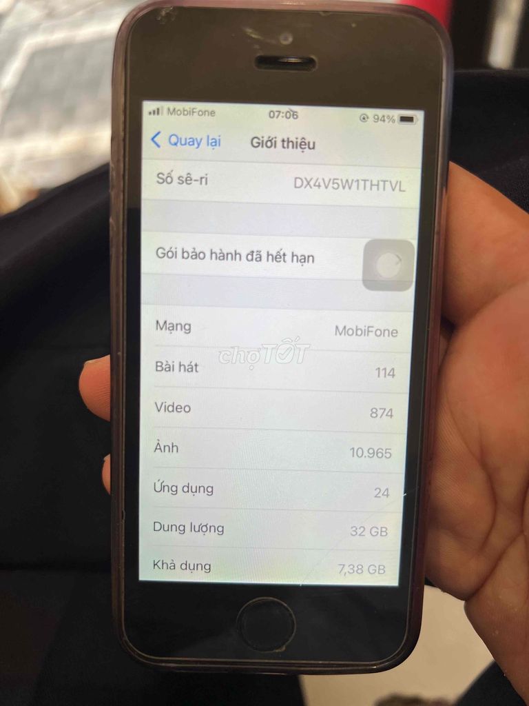 Apple iPhone 5SE 32GB. Mua bán Điện thoại tại Quận 1 Tp Hồ Chí Minh được đăng bởi Lý hình 1