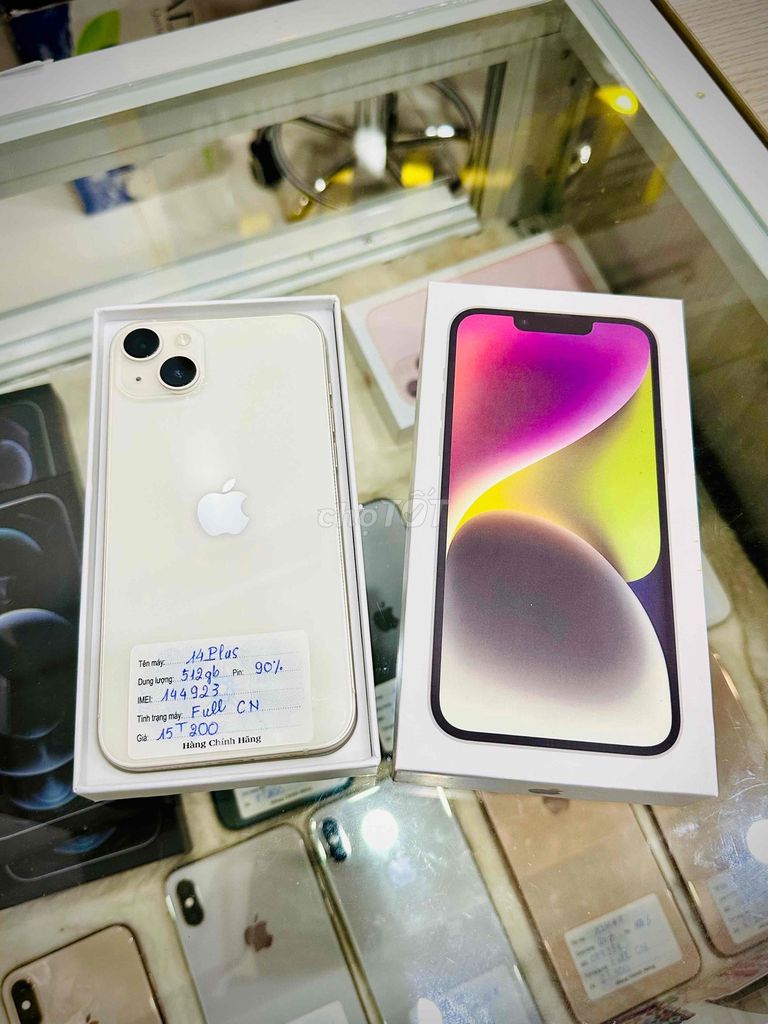 IPhone 14PLUS 512GB Chính Hãng VN