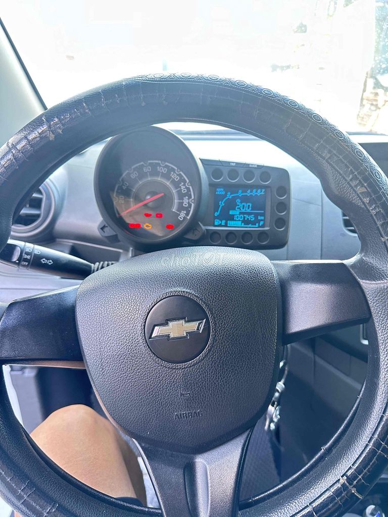 Chevrolet Spark 2012 Trắng 100745 km. Mua bán Ô tô tại Huyện Thanh Oai Hà Nội được đăng bởi Góc khuẤt hình 5