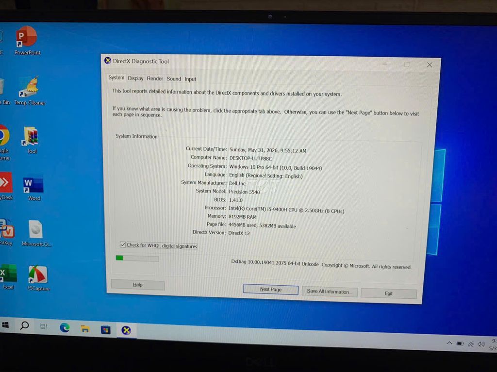 Dell Precision 5540 i5-9400H 15.6 inch 8GB/256GB. Mua bán Laptop tại Huyện Quế Võ Bắc Ninh được đăng bởi Luân hình 1