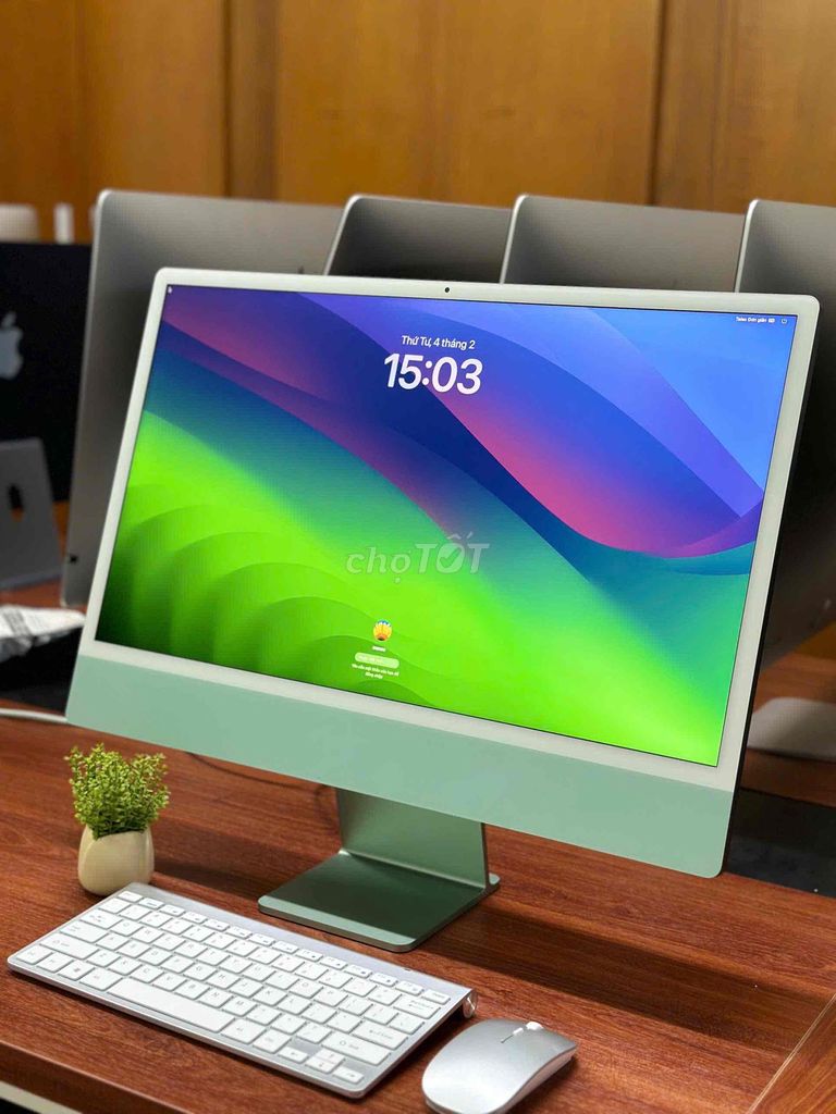 Apple iMac M1 8GB/256GB Xanh. Mua bán Máy tính để bàn tại Quận Thanh Xuân Hà Nội được đăng bởi Thu Hà hình 1