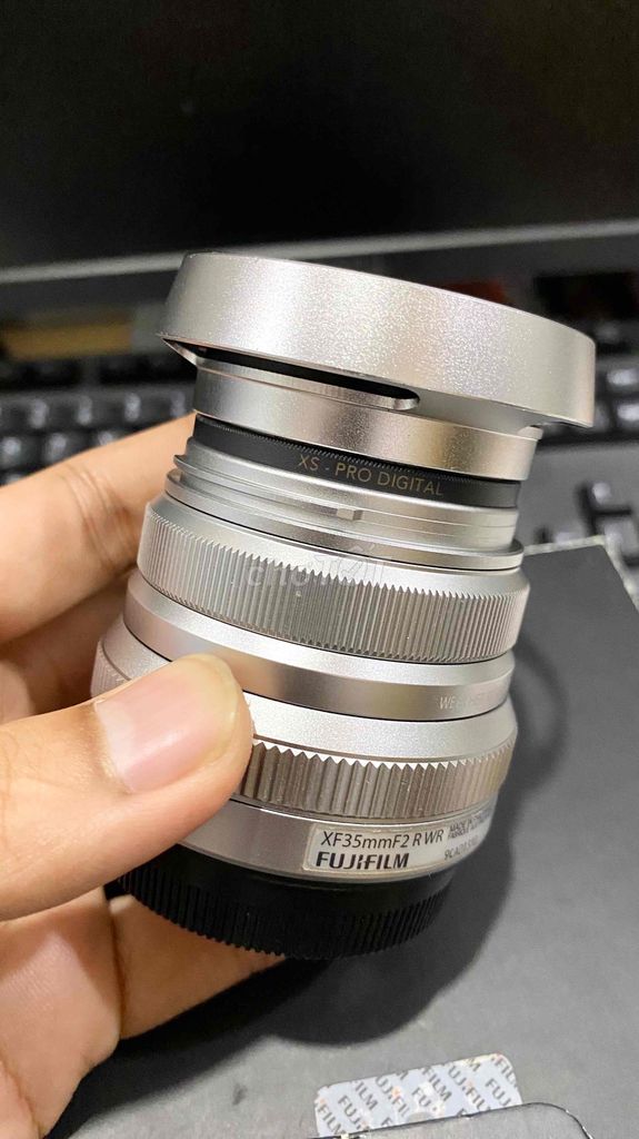 Cần bán len Fuji xf 35f2 + tặng filter+ hood Leica