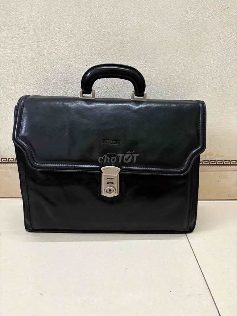 Cặp da công sở nam Da thật Đen 40x27x11cm. Mua bán Túi xách tại Huyện Đông Anh Hà Nội được đăng bởi Bill Brand hình 1