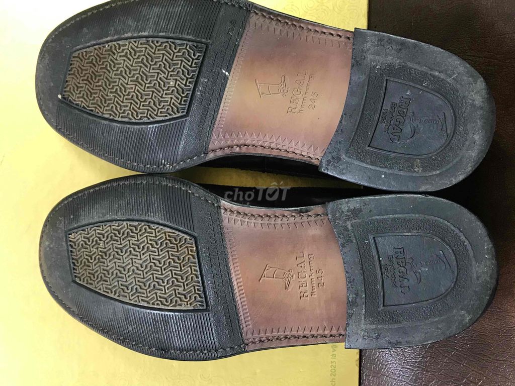 Giày da nam, đen, size 39-40, Hàn quốc sản xuất