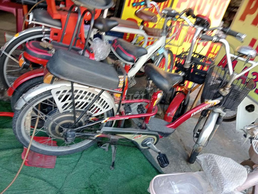 Xe đạp điện ASAMA màu Đỏ. Mua bán Xe điện tại Quận Tân Phú Tp Hồ Chí Minh được đăng bởi Phạm đình Tuấn hình 3