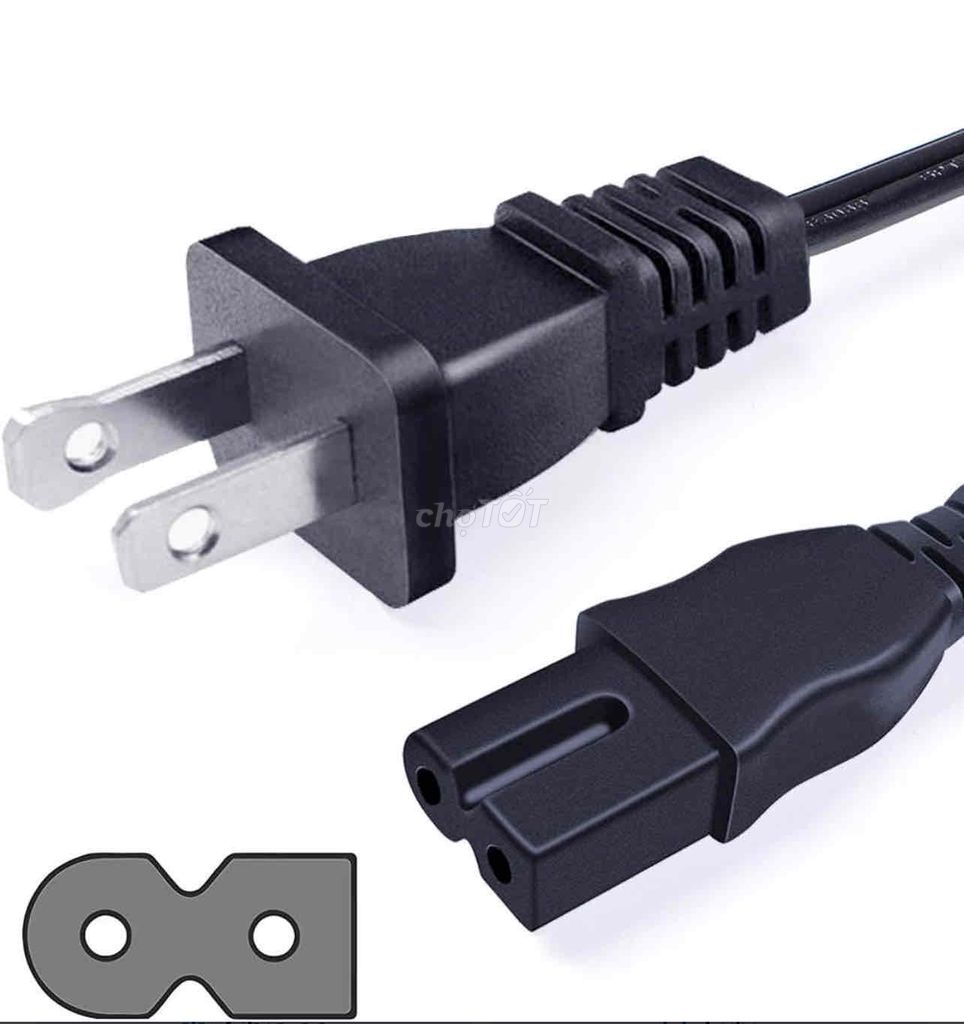 Dây nguồn Số 8 chân vuông Đen kiểu mỹ. Mua bán Phụ kiện (Màn hình, Chuột...) tại Huyện Tam Dương Vĩnh Phúc được đăng bởi hoàng văn hải hình 1