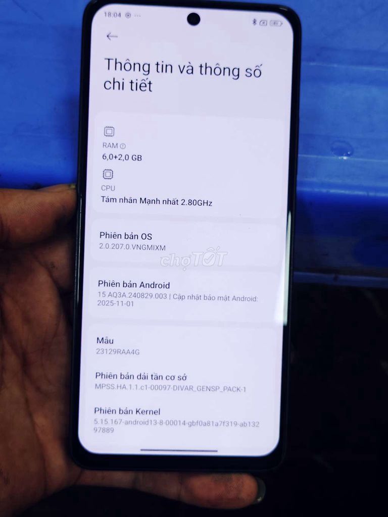 Xiaomi Redmi Note 13 4G 6GB/128GB Đen. Mua bán Điện thoại tại Quận Nam Từ Liêm Hà Nội được đăng bởi Hoàng Đông hình 1