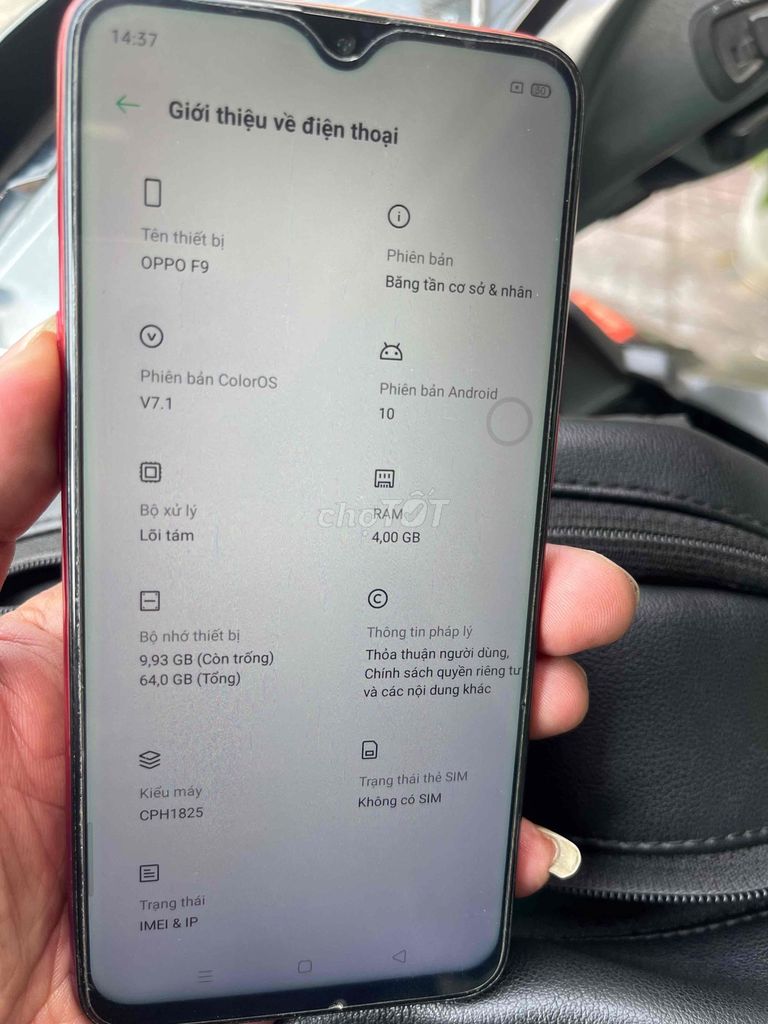 OPPO F9 64GB Đỏ. Mua bán Điện thoại tại Quận 8 Tp Hồ Chí Minh được đăng bởi Lâm Khang hình 1